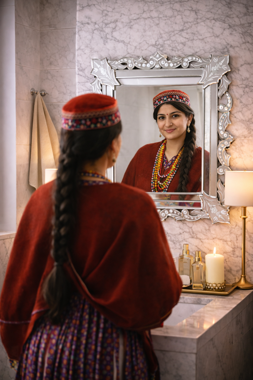 Ivy Garland Square Mirror thumbnail